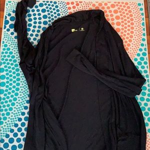 4/$20 Lightweight black long cardigan with pockets